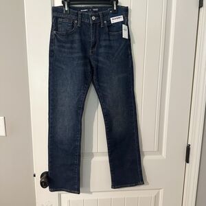 NEW Old Navy Denim Jeans Boy’s Size 12 Blue Straight Leg Built In Flex